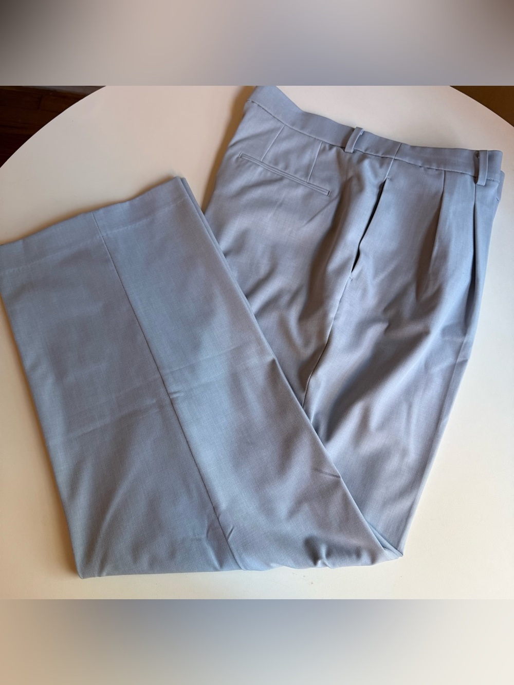 Uniqlo Women’s Pale Blue Dress Pants Size XL Waist 32-33" Inseam 29"